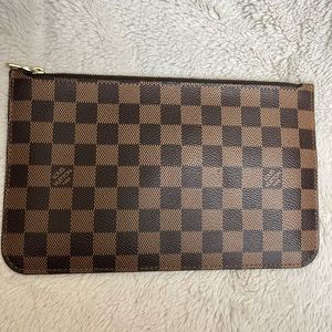 Louis Vuitton Damier Ebene neverfull MM GM pochette